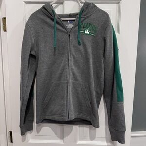 NBA Boston Celtics Zip Up Hoodie Full Zip Up Sweatshirt Gray‎ Size S Mens